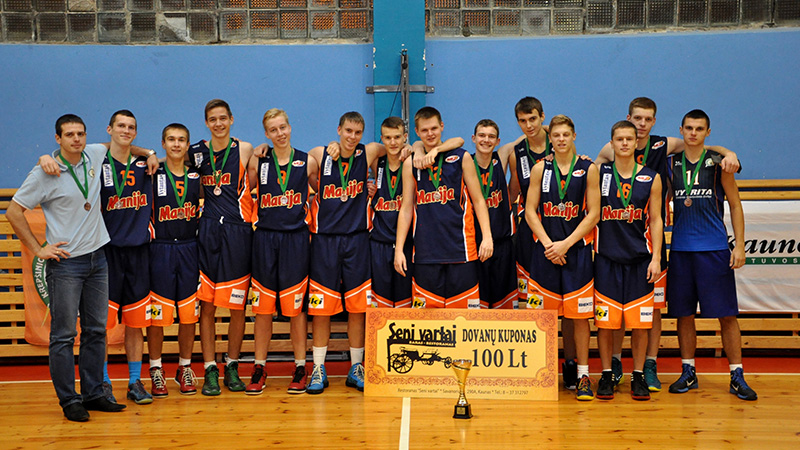 KKML “Perkūno” Mažosios taurės bronzos medaliai (2013)