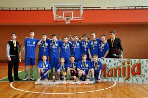 2012-2013 m. MKL Vaikų berniukų B (gim. 2000 m.) II divizionas, I vieta. Treneris Aurimas Puodžiūnas