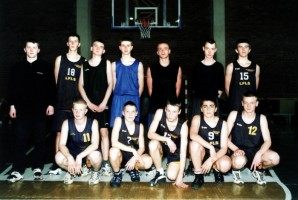 2000-2001 metų sezonas Kauno krepšinio mėgėjų lygos pirmenybės. 1985-1986 m. gimusiųjų grupė. IV-oji vieta KM ”Perkūnas”-LFLS treneris Nerijus Urbonavičius