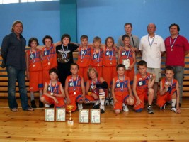 2006-2007 metų sezonas Kauno krepšinio mėgėjų lygos pirmenybės. 1996 m. gimusiųjų vaikų turnyras. II-oji vieta KM Perkūnas-96