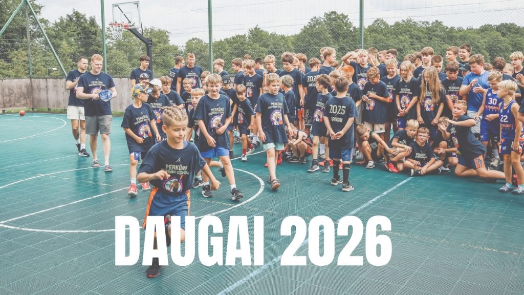 Prasidėjo REGISTRACIJA į „Perkūno“ vasaros stovyklą Daugai 2026!